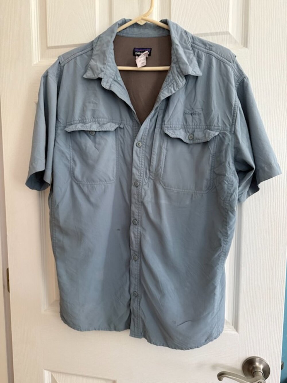 Patagonia Mens Outdoor/boating Shirt Large
